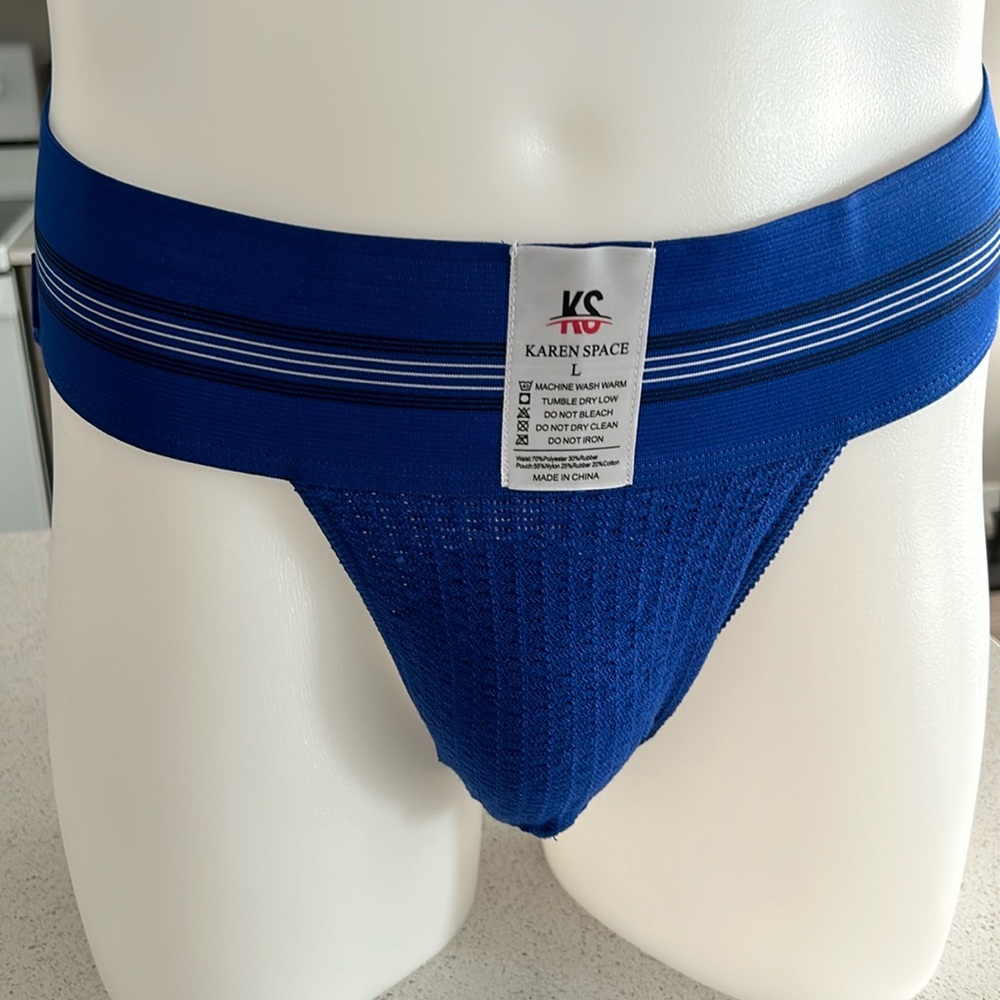 Men’s 3” waistband, comfort pouch Jockstrap